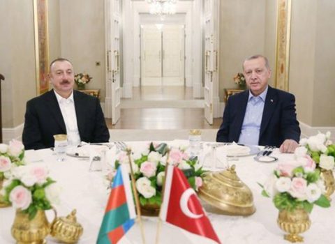 Prezidentlər birgə işçi naharı etdi