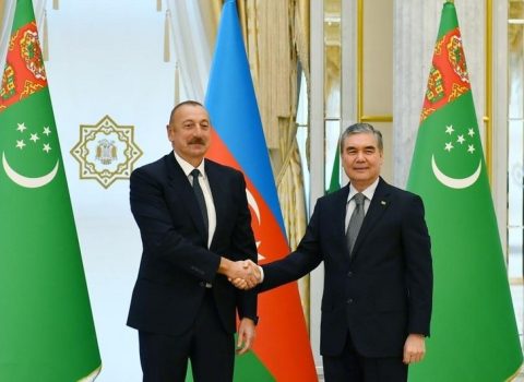Qurbanqulu Berdiməhəmmədov  İlham Əliyevi təbrik etdi
