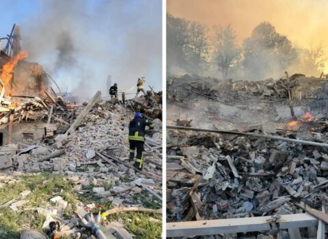 Rusiya ordusu 90 dinc sakinin sığındığı məktəbi bombaladı