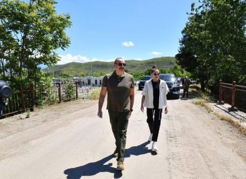 Prezident və xanımı Zəngilanda meyvə bağı ilə tanış oldu – FOTO / YENİLƏNİB