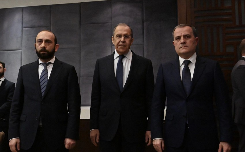 Azərbaycan, Rusiya və Ermənistan XİN başçılarının görüşü olub -YENİLƏNİB+FOTO