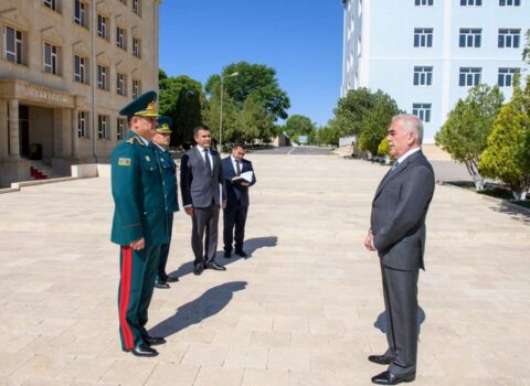 Naxçıvanda yeni əsgər yataqxanası və idman kompleksi istifadəyə verildi