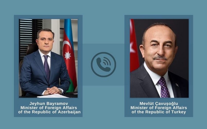 Azərbaycan və Türkiyə XİN başçıları telefonla DANIŞDI