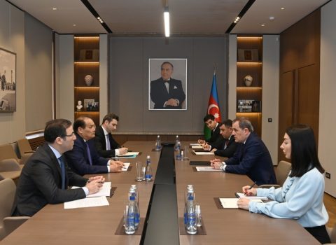 Ceyhun Bayramov Türk Dövlətləri Təşkilatının Baş katibi ilə görüşdü