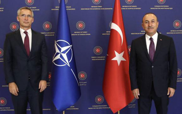 Çavuşoğlu NATO-nun baş katibi ilə danışdı