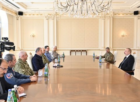 Prezident İlham Əliyev Hulusi Akarı QƏBUL ETDİ – YENİLƏNİB + FOTO