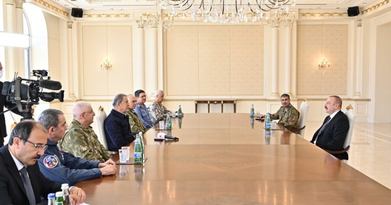 Prezident İlham Əliyev Hulusi Akarı QƏBUL ETDİ – YENİLƏNİB + FOTO Prezident İlham Əliyev Hulusi Akarı QƏBUL ETDİ – YENİLƏNİB + FOTO