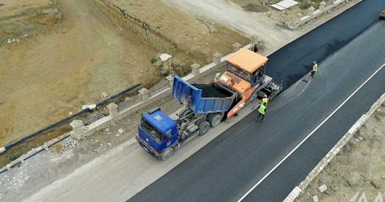 Aşağı Güzdək avtomobil yolu yenidən qurulur – VİDEO