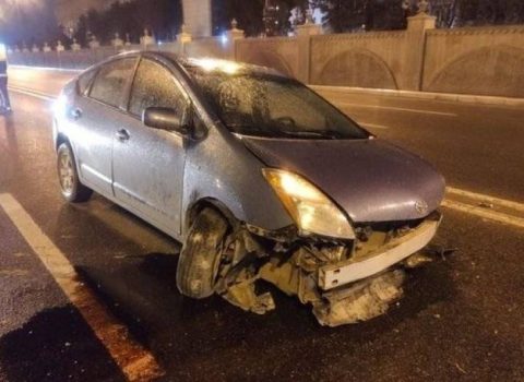 Bakıda “Prius” dəhşətli qəza törətdi – ANBAAN VİDEO