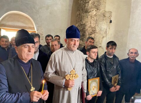 Xudavəng məbədində dini ayinlər icra olunub – FOTO