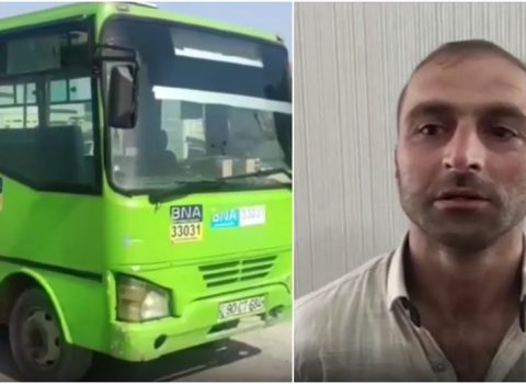 Narkotikin təsir altında avtobus idarə edən sürücü tutuldu – VİDEO