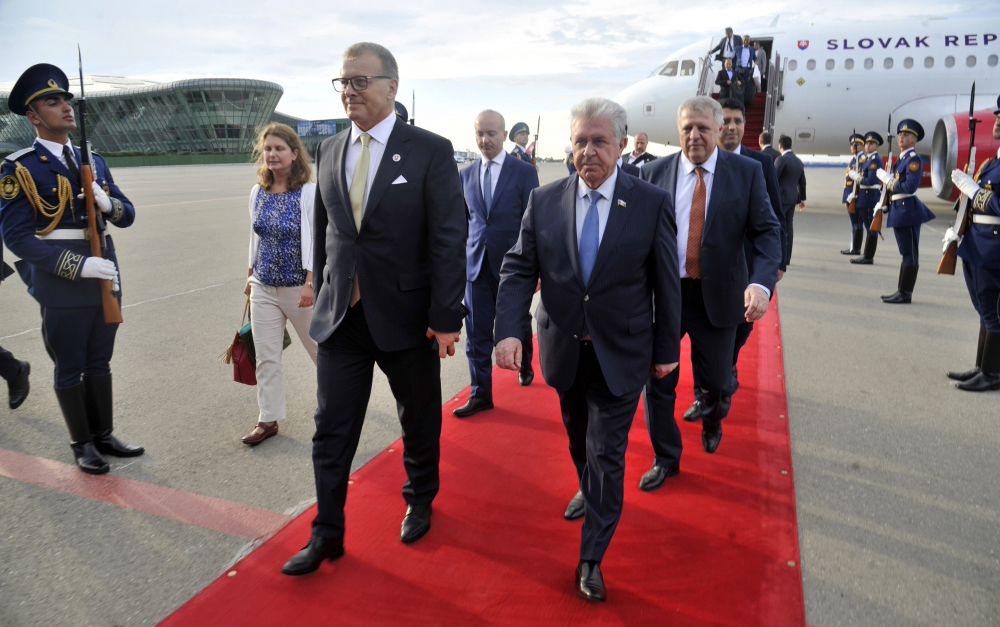 Slovakiya Milli Şurasının sədri Azərbaycana gəldi