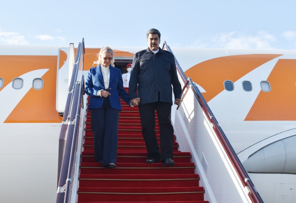 Nikolas Maduro Azərbaycana işgüzar səfərə gəldi - FOTO
