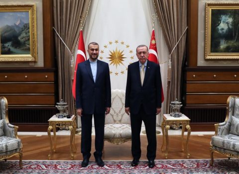 Ərdoğan İranın xarici işlər naziri ilə görüşdü
