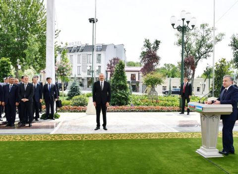 Şavkat Mirziyoyev: “Heydər Əliyevin ən böyük arzusu ərazi bütövlüyünün bərpası idi”