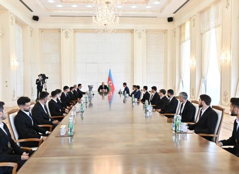 Prezident minifutbol üzrə milli komandanın üzvlərini QƏBUL ETDİ – YENİLƏNİB + FOTO