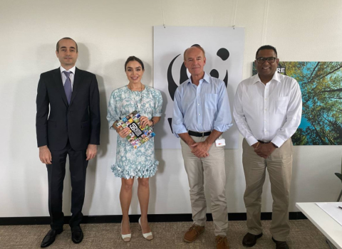 Leyla Əliyeva IUCN və WWF International təşkilatlarının rəhbərləri ilə görüşdü