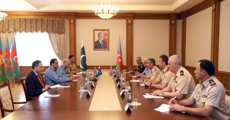 Pakistan Hərbi Hava Qüvvələrinin komandanı Azərbaycanda səfərdədir Pakistan Hərbi Hava Qüvvələrinin komandanı Azərbaycanda səfərdədir