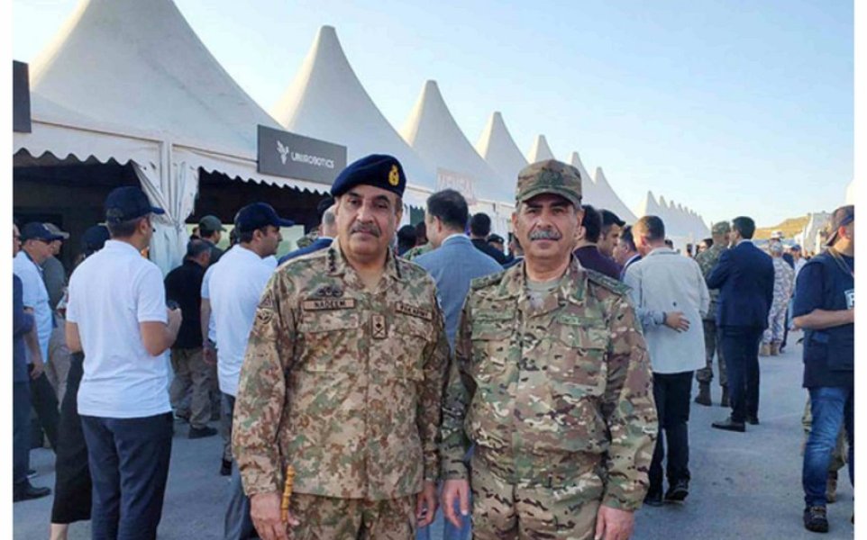 Nazir Türkiyədə pakistanlı generalla görüşdü - FOTO