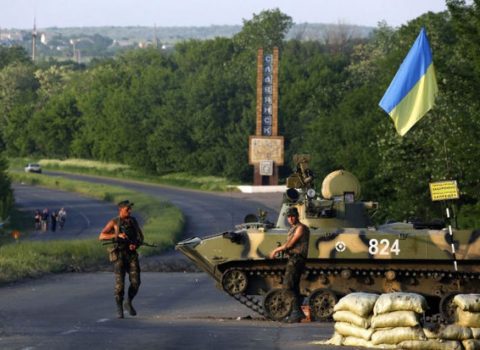Slavyansk şəhəri uğrunda şiddətli döyüşlər gedir