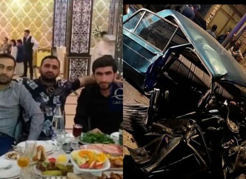 Maştağada üç nəfərin ölümünə səbəb olan qəzanın görüntüləri yayıldı – ANBAAN VİDEO
