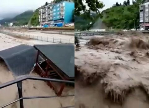 Türkiyədə sel suları Kastamonu şəhərinə ciddi ziyan vurdu – VİDEO