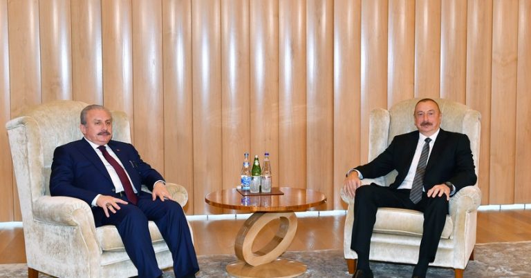 İlham Əliyev Mustafa Şentopu QƏBUL ETDİ – YENİLƏNİB İlham Əliyev Mustafa Şentopu QƏBUL ETDİ – YENİLƏNİB