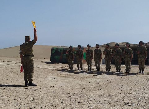 Kursantlar təlim atış çalışmalarını yerinə yetirdi – FOTO