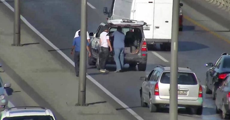 Bakıda qəza oldu – Yollarda sıxlıq yarandı – FOTO Bakıda qəza oldu – Yollarda sıxlıq yarandı – FOTO