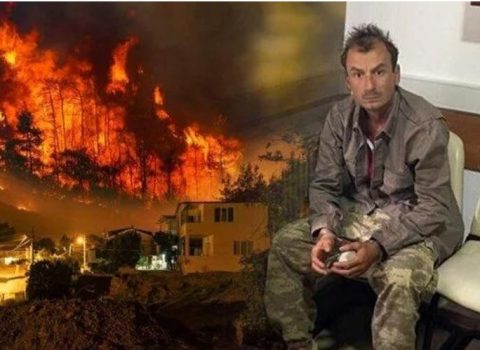 Türkiyə Marmaris yanğınını törədən şəxsi saxladı – FOTO