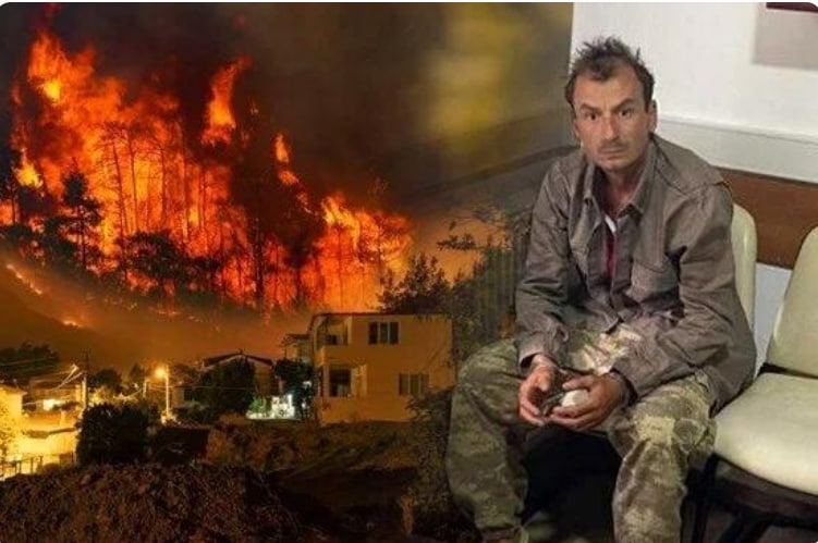 Türkiyə Marmaris yanğınını törədən şəxsi saxladı - FOTO