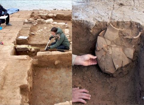 Quraqlıq 3400 yaşlı qədim şəhəri üzə çıxardı – FOTO