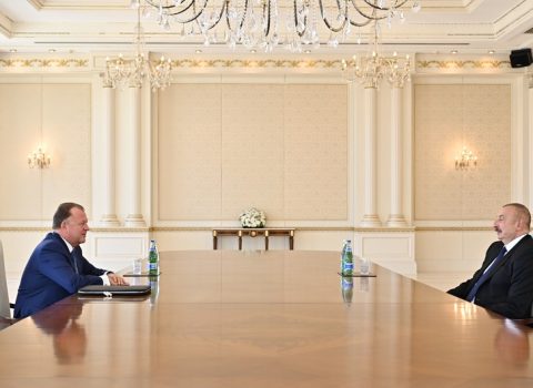 İlham Əliyev Beynəlxalq Cüdo Federasiyasının prezidentini qəbul etdi