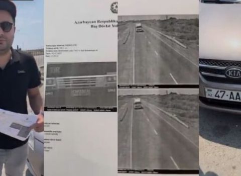 İranlı sürücünün cərimələri Azərbaycandakı şirkətin maşınına gəlir – VİDEO