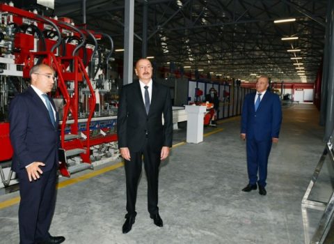 Prezident Sumqayıtda açılış etdi – FOTOLAR / YENİLƏNİB