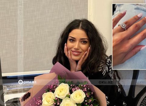 Azərbaycanlı teleaparıcı nişanlısı ilə görüntüsünü paylaşdı – FOTO