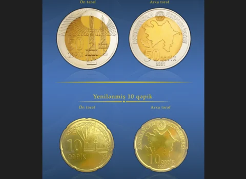 Yenilənmiş metal pul nişanları tədavülə buraxıldı