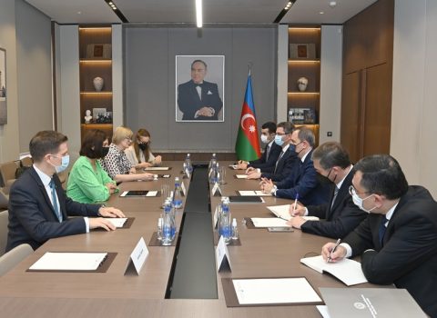 Ceyhun Bayramov Almaniya Federal Parlamentinin vitse-prezidenti ilə görüşdü – FOTO