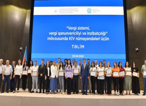Jurnalistlər üçün vergi sistemi mövzusunda təlim keçirildi