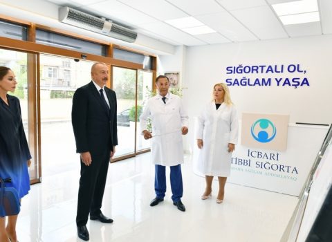 Prezident və xanımı 2 nömrəli doğum evində yaradılan şəraitlə tanış oldu – FOTO