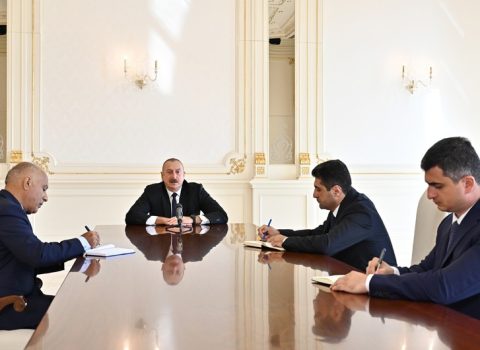 Prezident bu gün təyin olunan yeni icra başçılarını QƏBUL ETDİ