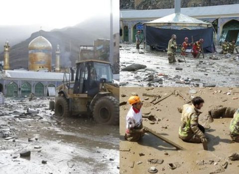 İranda ziyarətgah torpaq altında qaldı: Ölənlər və itkin düşənlər var – FOTO+VİDEO