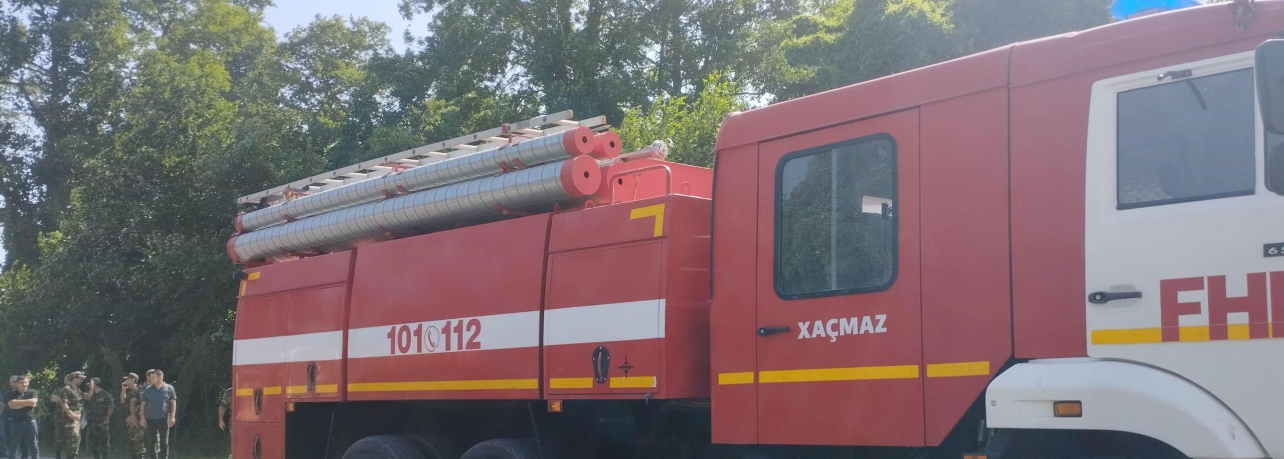 FHN Xaçmazdakı yanğınla bağlı məlumat yaydı - VİDEO