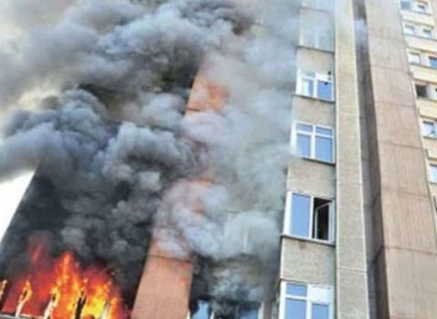 Paytaxtda beşmərtəbəli binada YANĞIN
