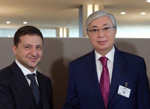 Zelenski Tokayevə TƏŞƏKKÜR ETDİ – FOTO