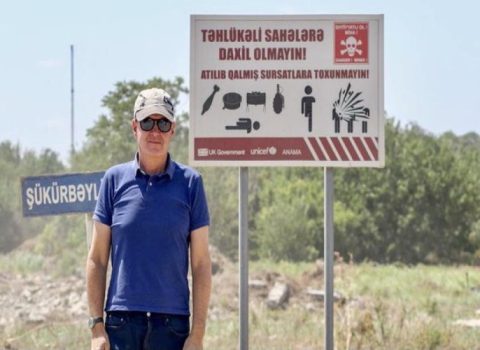 Ceyms Şarp işğaldan azad olunan ərazilərə getdi