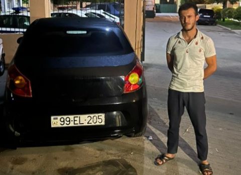 Narkoman sürücü SAXLANILDI
