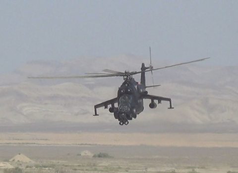 Helikopterlər təlimə cəlb olundu – VİDEO