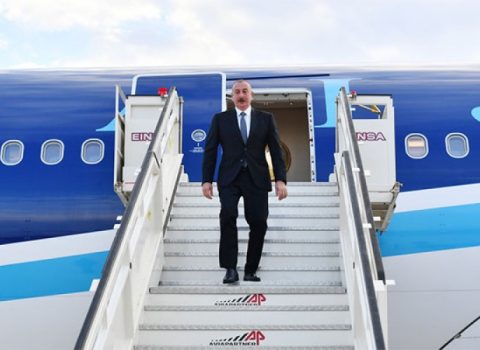 İlham Əliyev Bolqarıstana getdi – FOTO
