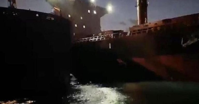 İstanbulda iki gəmi toqquşdu – VİDEO